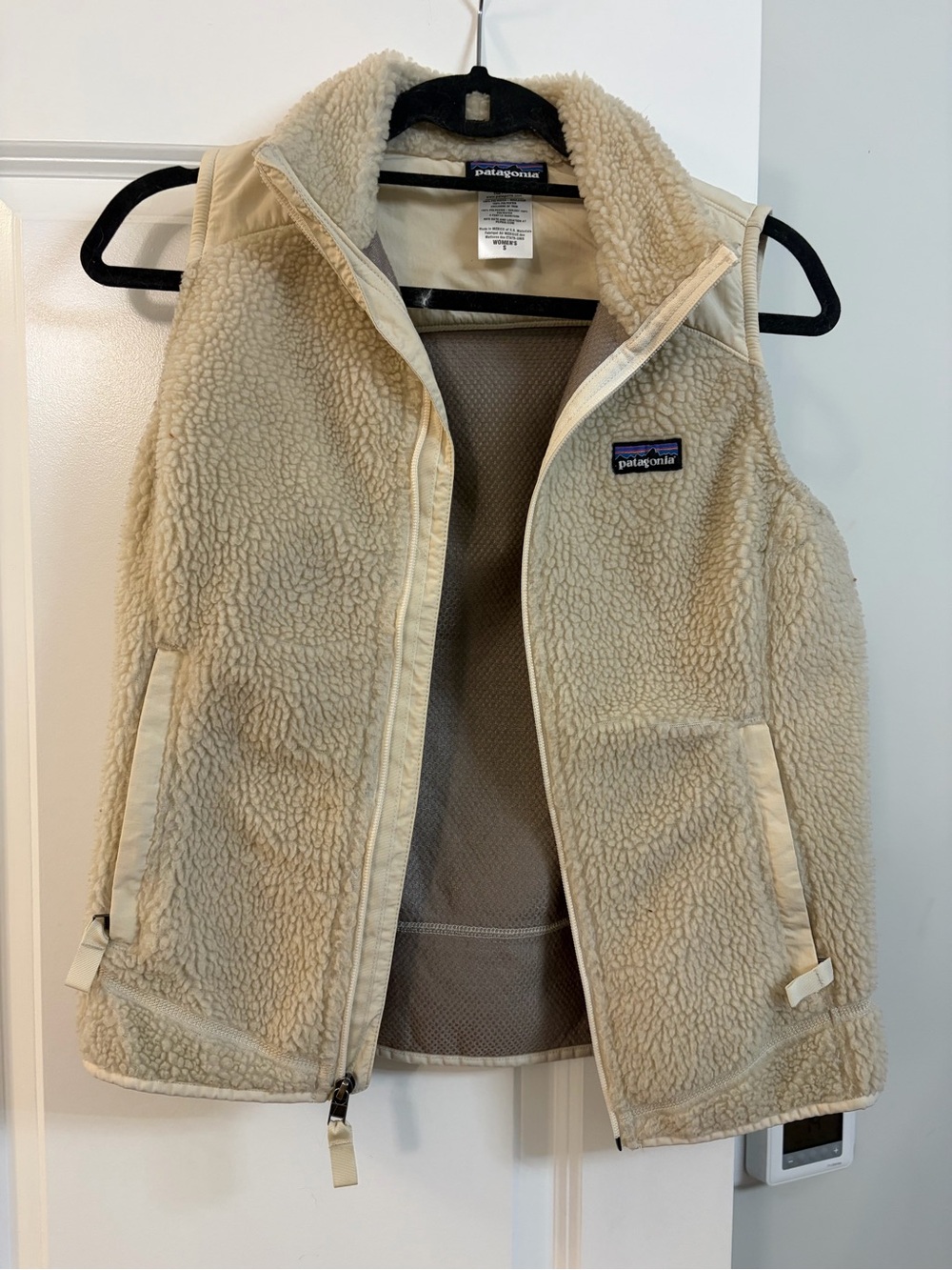 Patagonia Cream Sherpa Vest